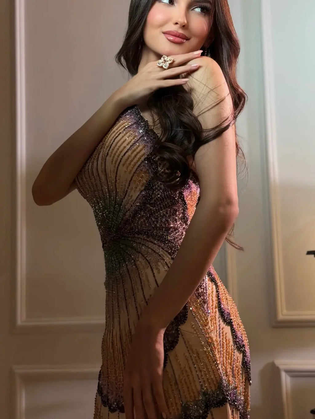 Robe cape sirène