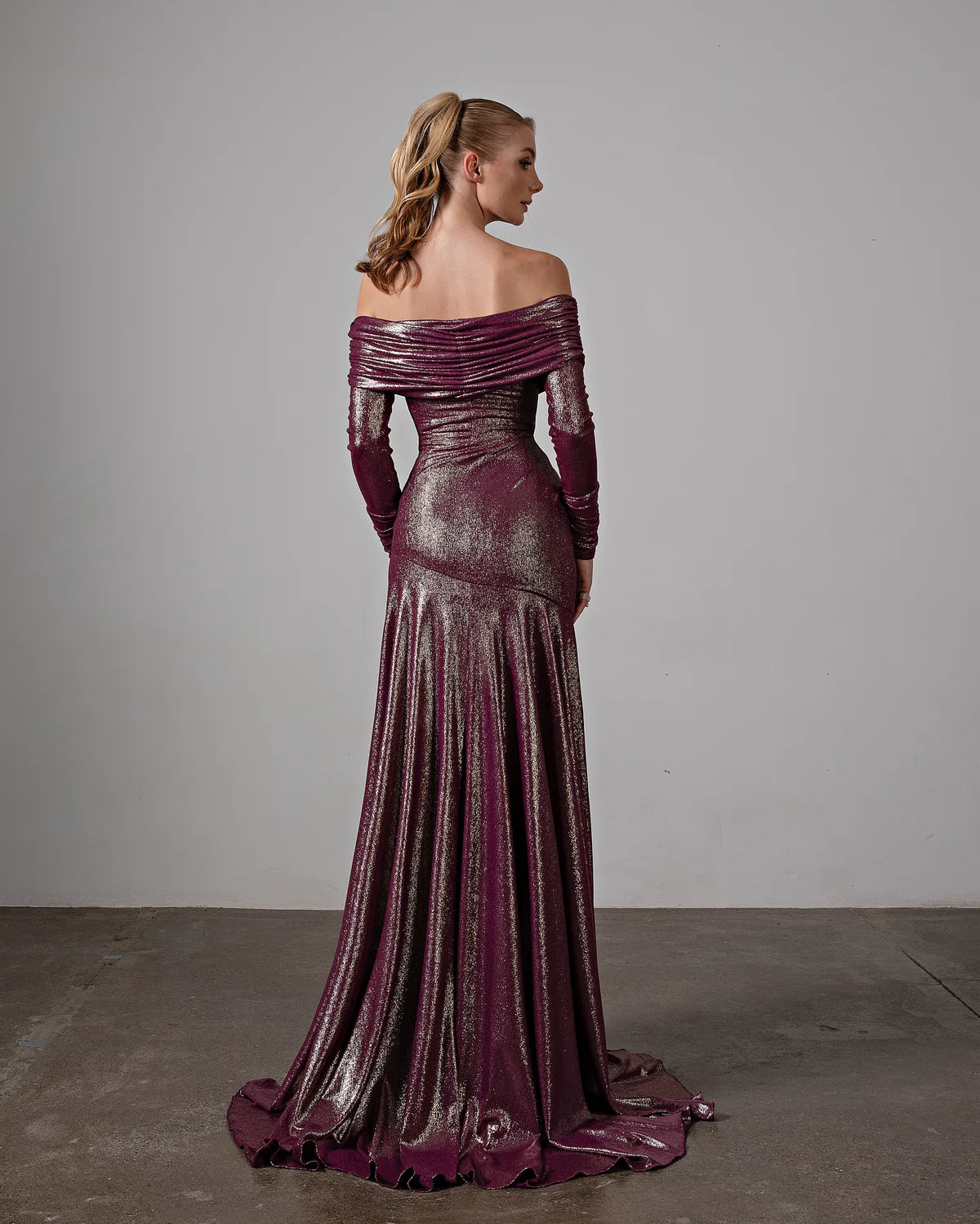 Robe drapée sirène