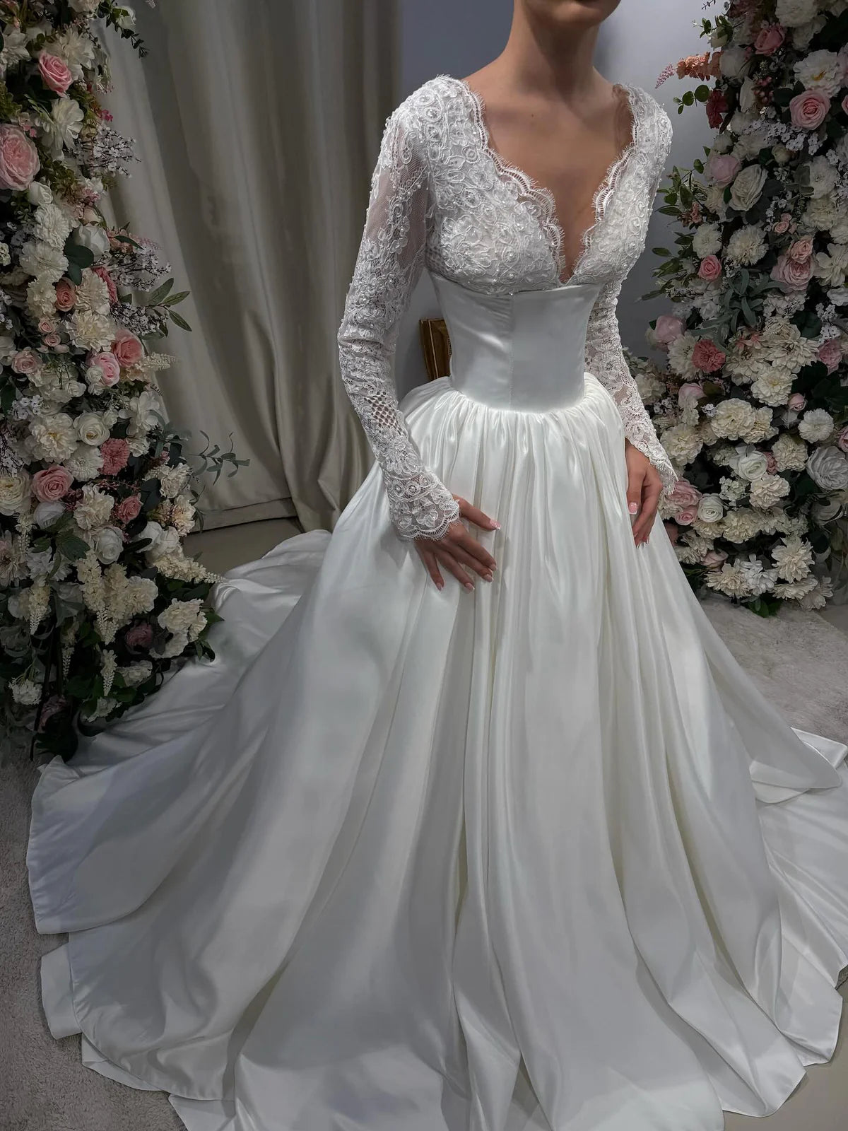 Robe de mariée décolleté