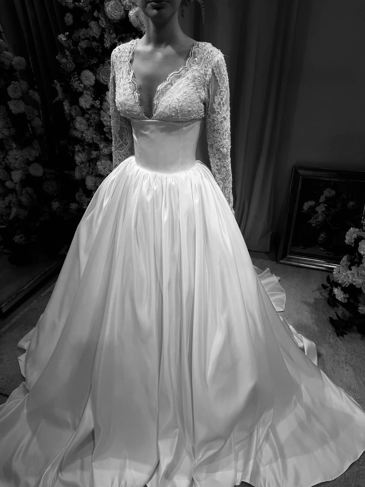 Robe de mariée décolleté