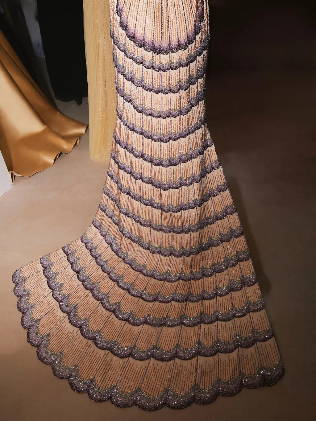 Robe cape sirène