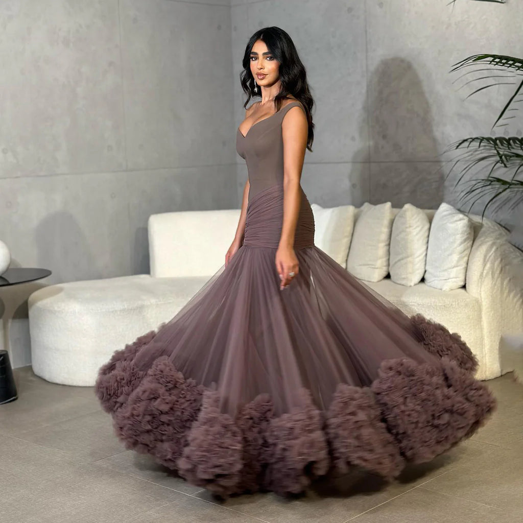 Robe à volant