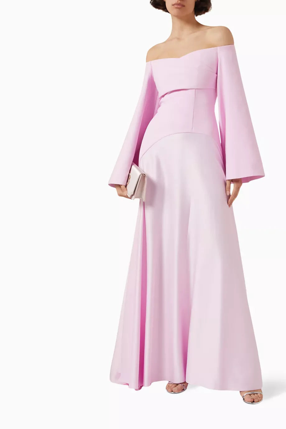 Robe off soulder bi matière