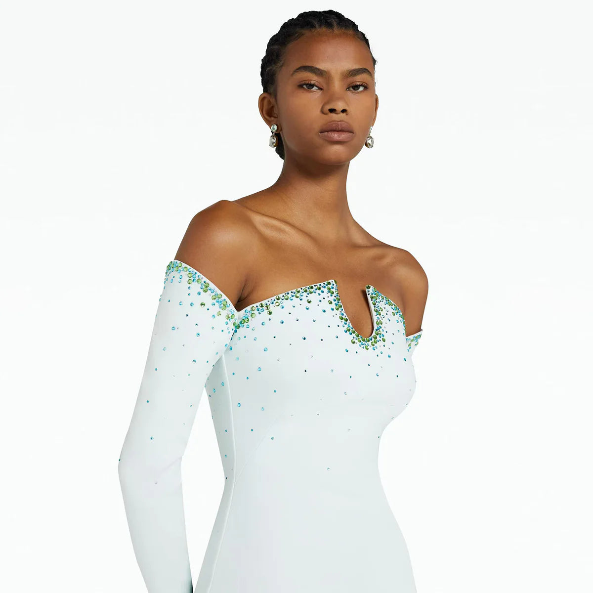 Robe épaules dénudées