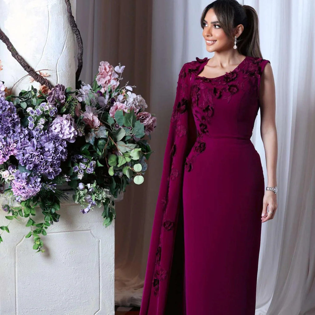Robe Bustier à Fleurs Dégradées en Satin