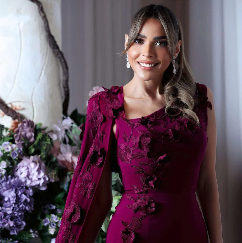 Robe Bustier à Fleurs Dégradées en Satin