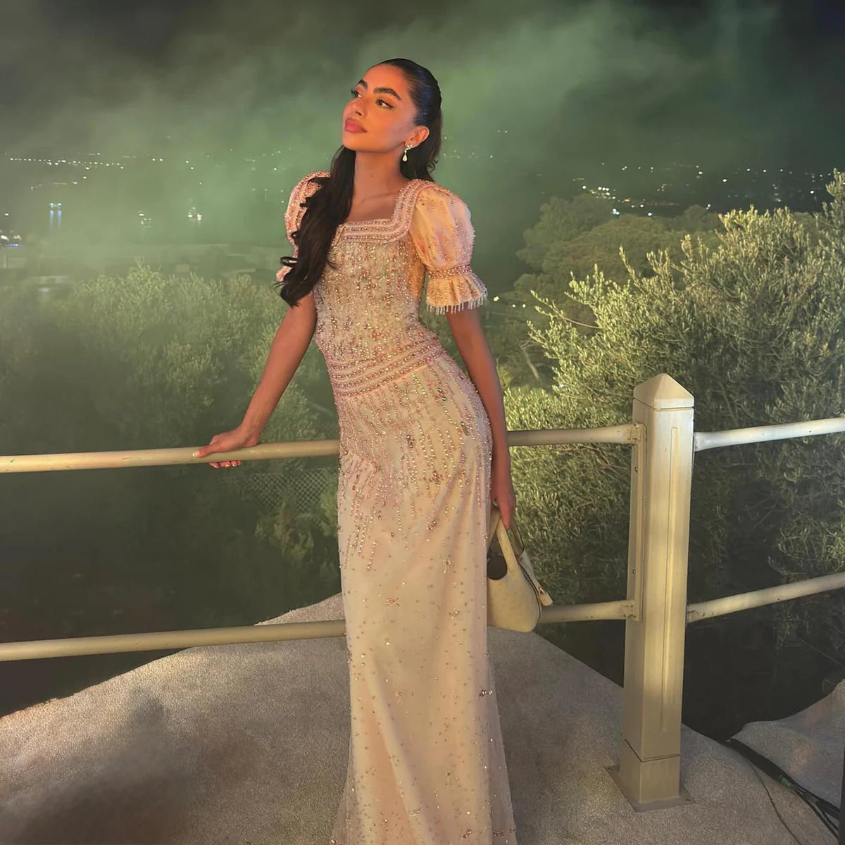 Ensemble manche bouffante